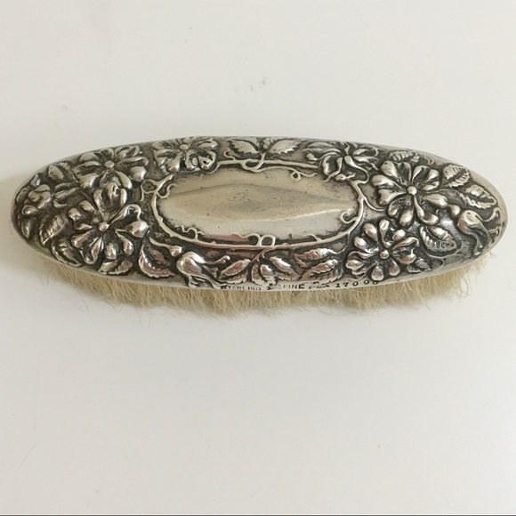 Mauser Pre 1903 Unicorn Sterling Repoussé Brush - Picture 3 of 8